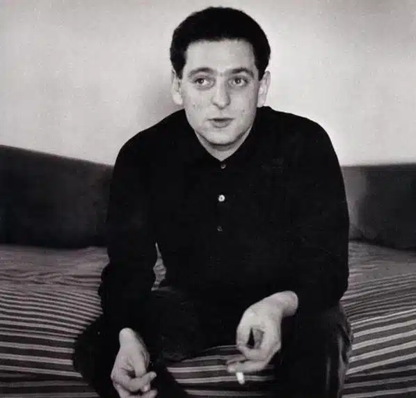 Biographie de Georges Perec, de Claude Burgelin (détail de couverture) © Gallimard